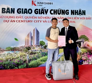 BÀN GIAO SỔ DỰ ÁN LEGACY CENTREL