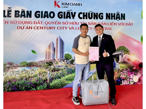 BÀN GIAO SỔ HỒNG DỰ ÁN BÀU BÀNG 